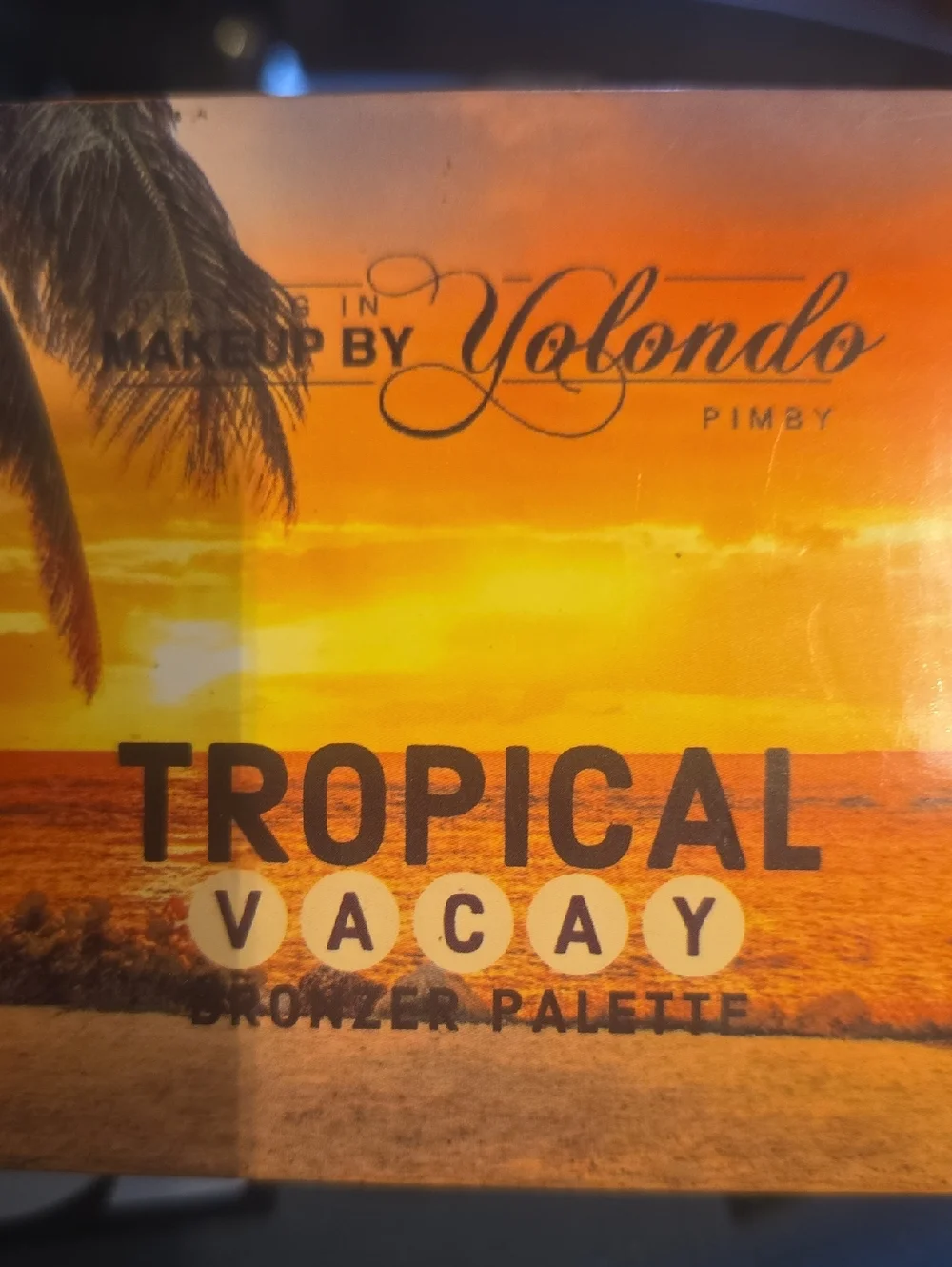 Tropical Vacay Bronzer Palette by Yolondo - Sunset Orange